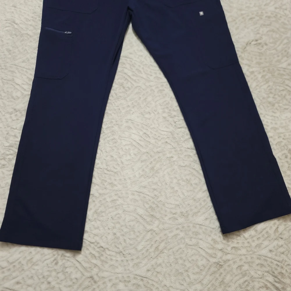 FIGS- Cairo Cargo Scrub Pants Men's Navy Blue Size XXL Medical Nurse Doctor